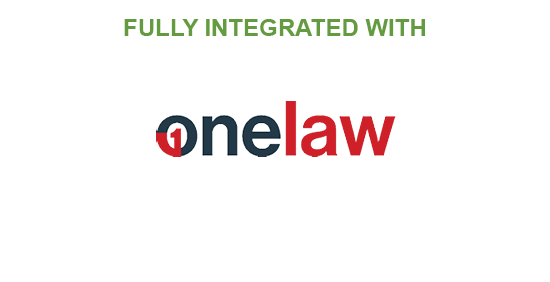 Fully integrated with OneLaw(1)